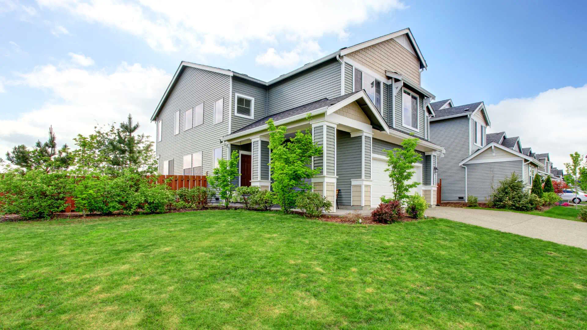 hero lawn front yard house